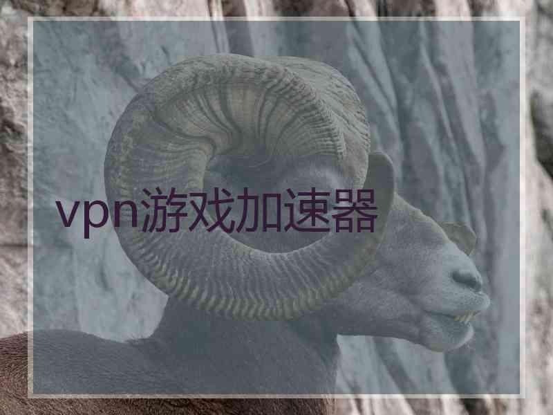 vpn游戏加速器