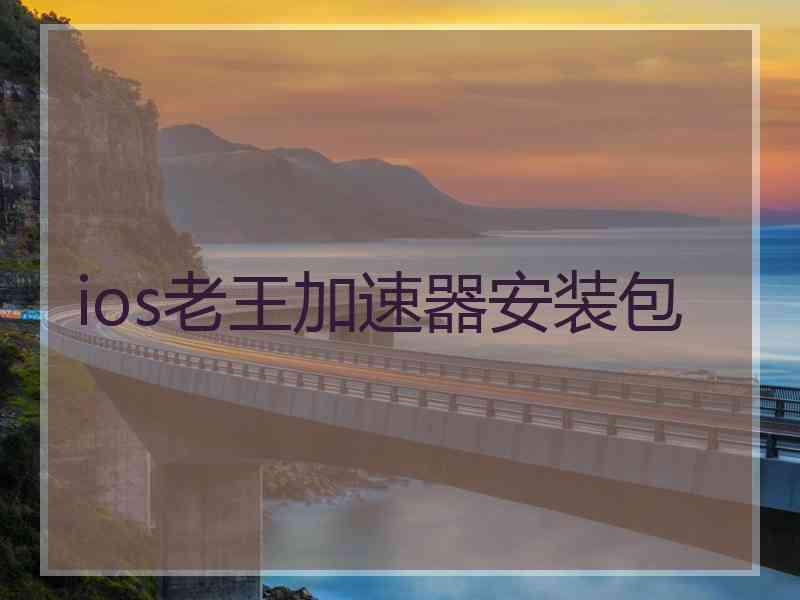 ios老王加速器安装包