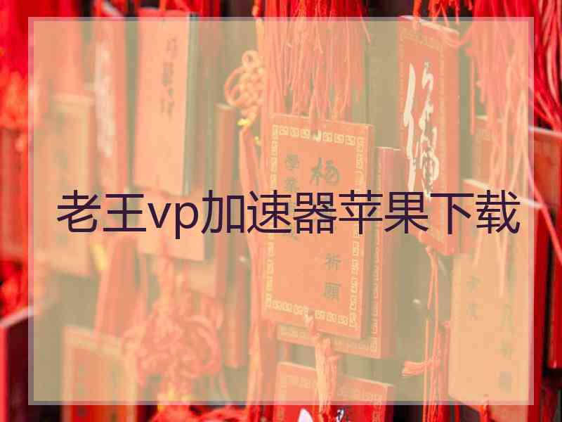 老王vp加速器苹果下载