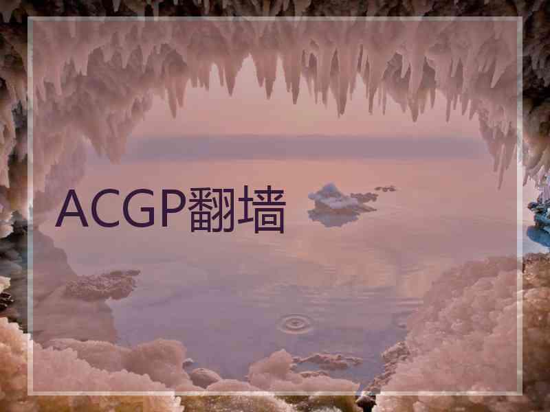 ACGP翻墙