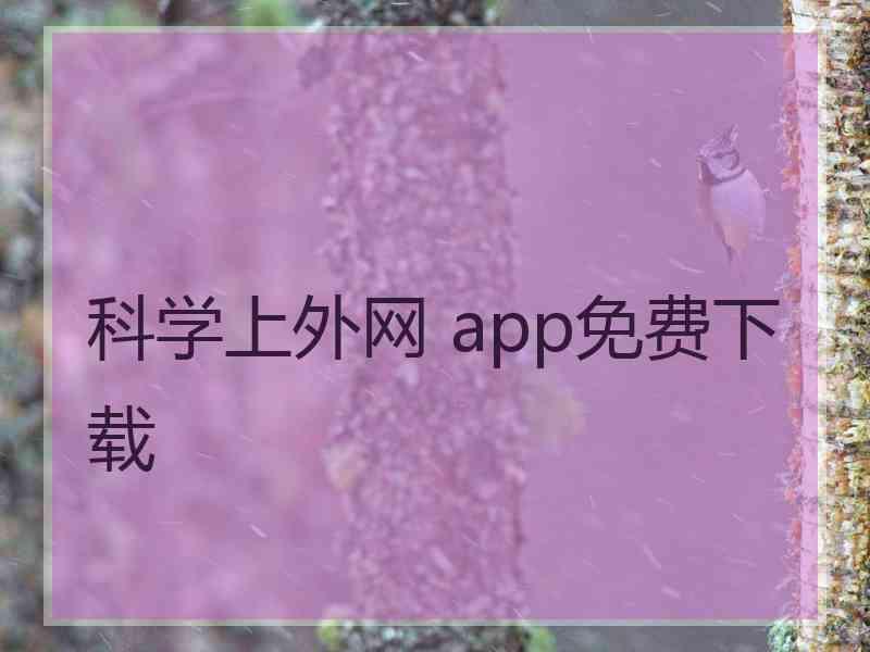 科学上外网 app免费下载