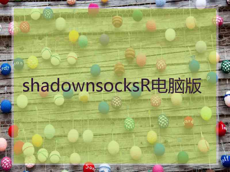 shadownsocksR电脑版