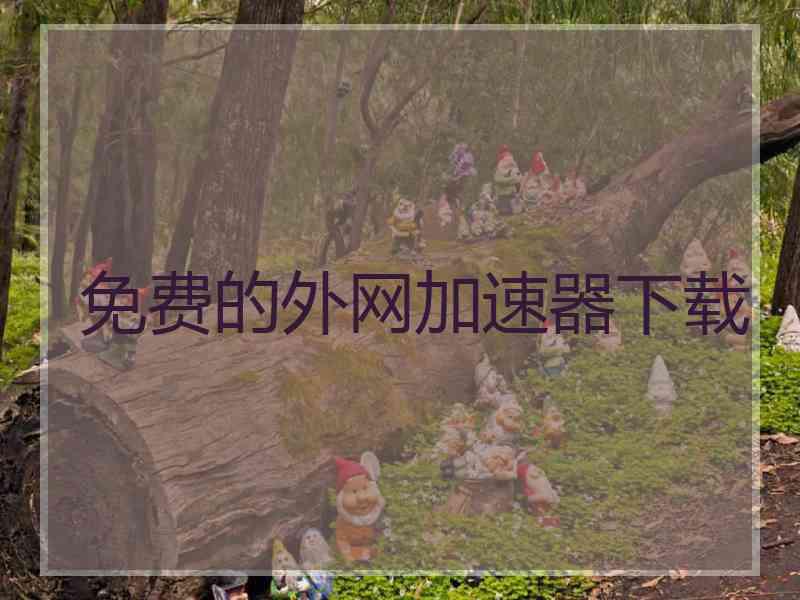 免费的外网加速器下载