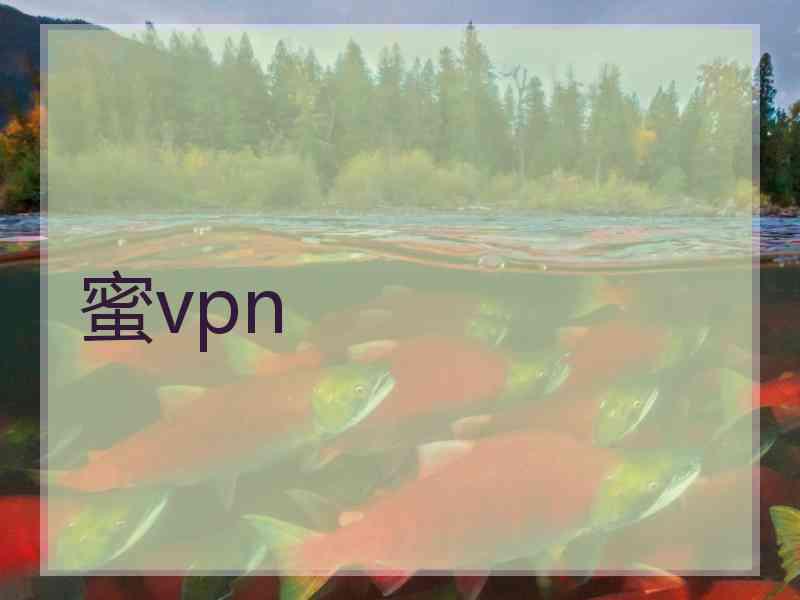 蜜vpn