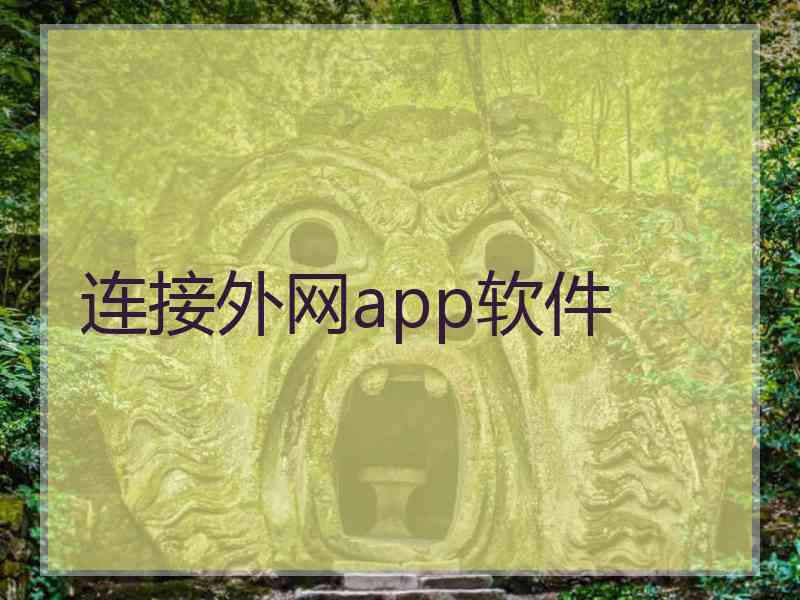 连接外网app软件