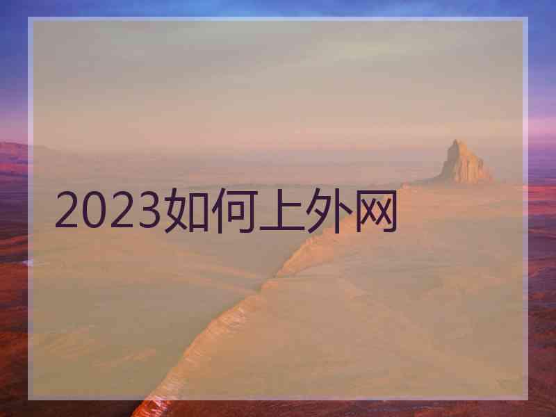 2023如何上外网