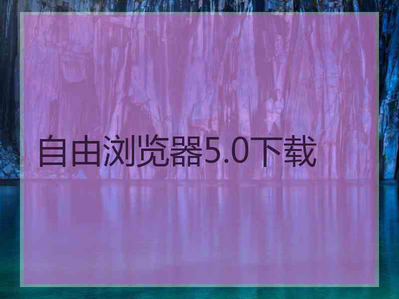 自由浏览器5.0下载