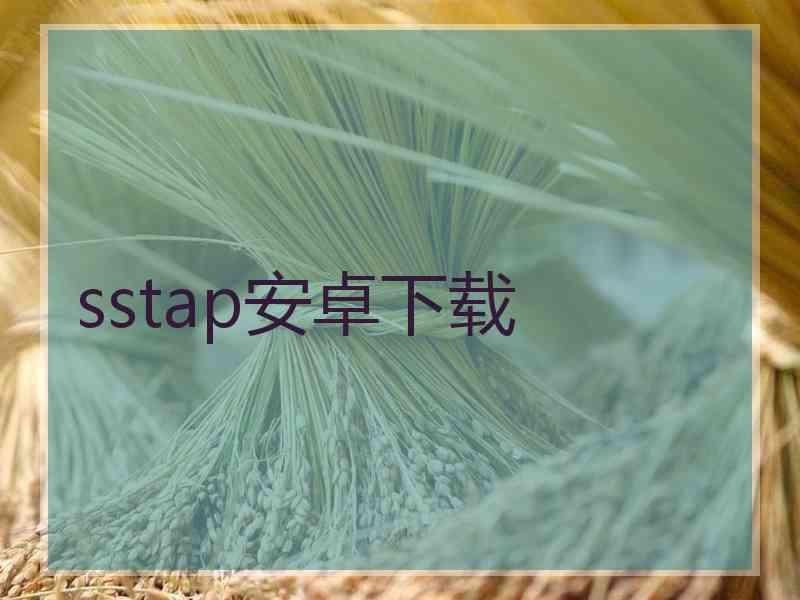 sstap安卓下载