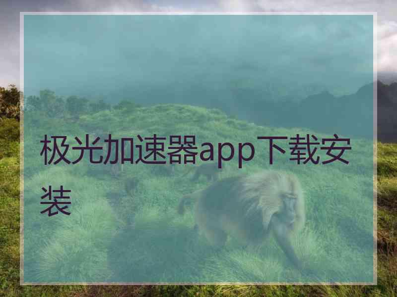 极光加速器app下载安装