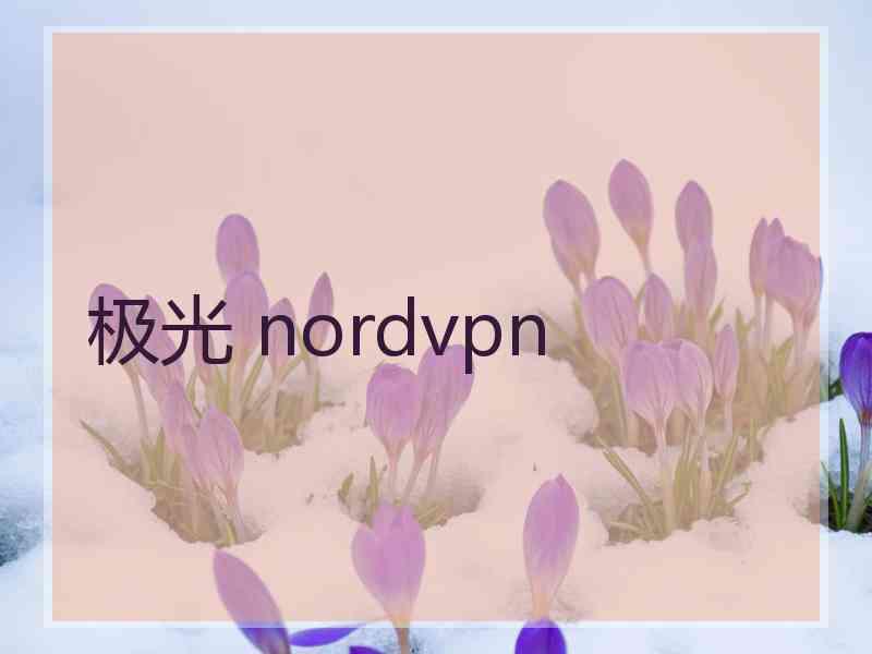 极光 nordvpn