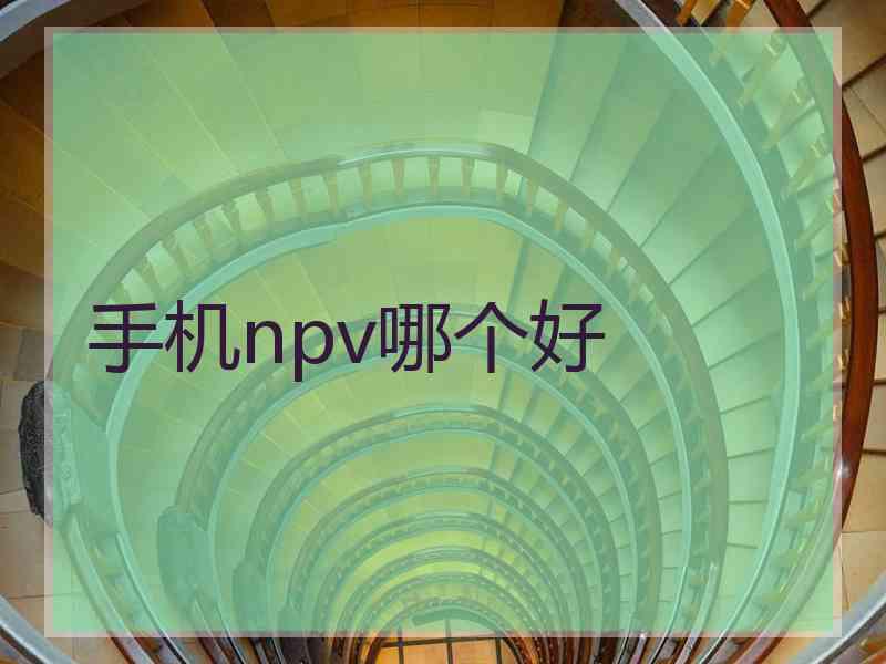 手机npv哪个好