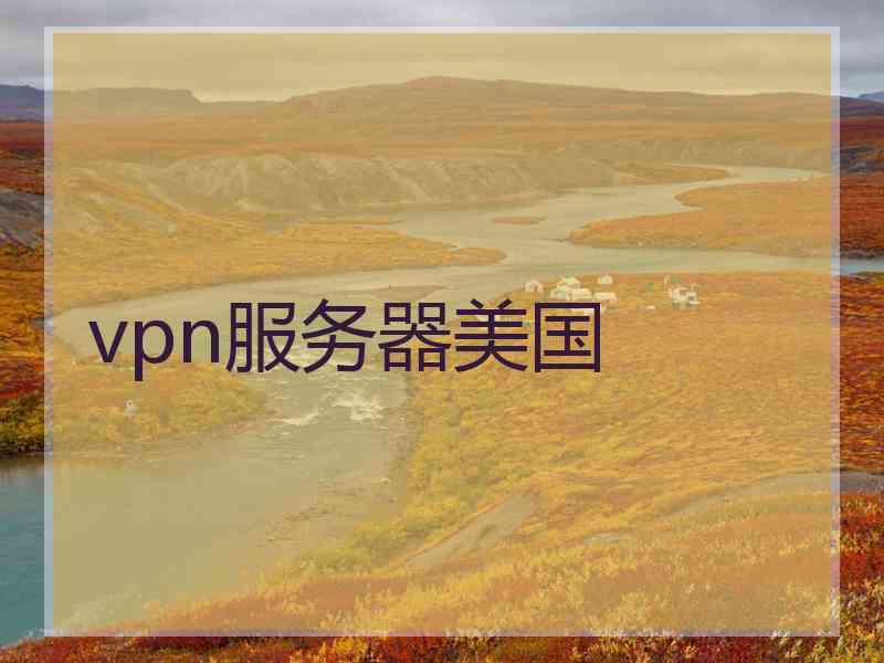 vpn服务器美国