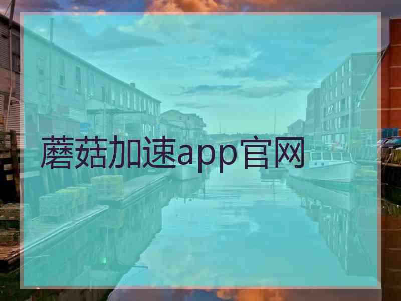 蘑菇加速app官网