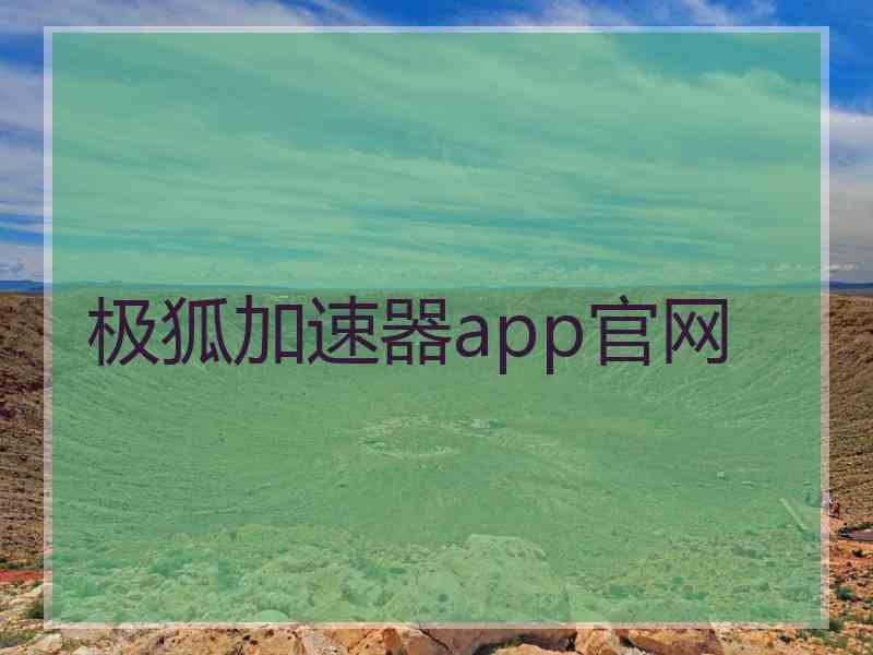 极狐加速器app官网