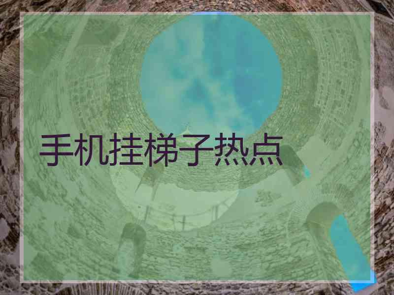 手机挂梯子热点