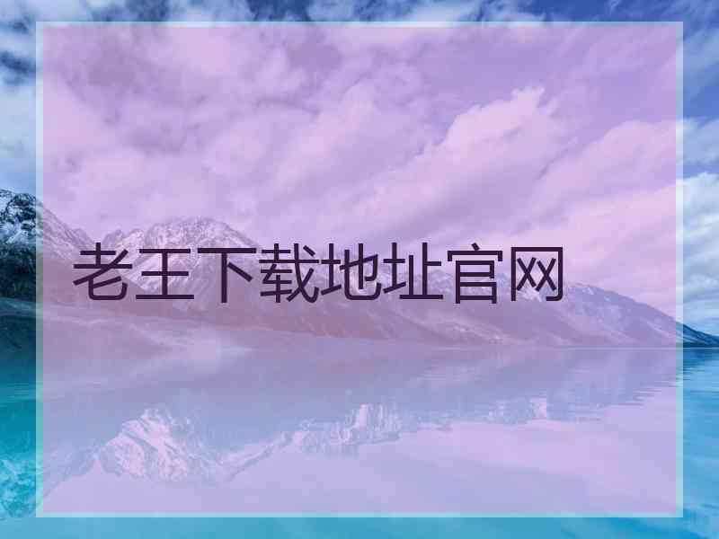 老王下载地址官网