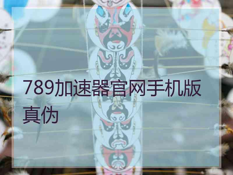 789加速器官网手机版真伪