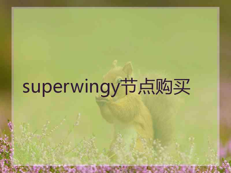 superwingy节点购买