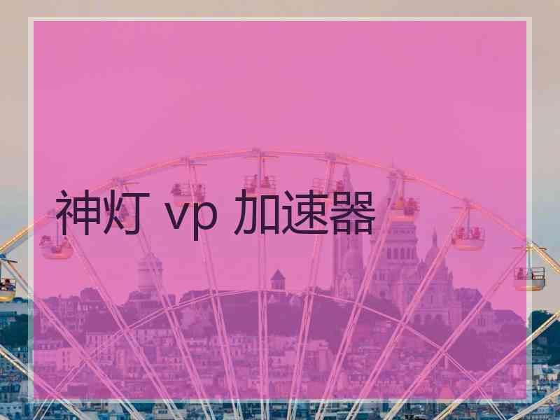 神灯 vp 加速器