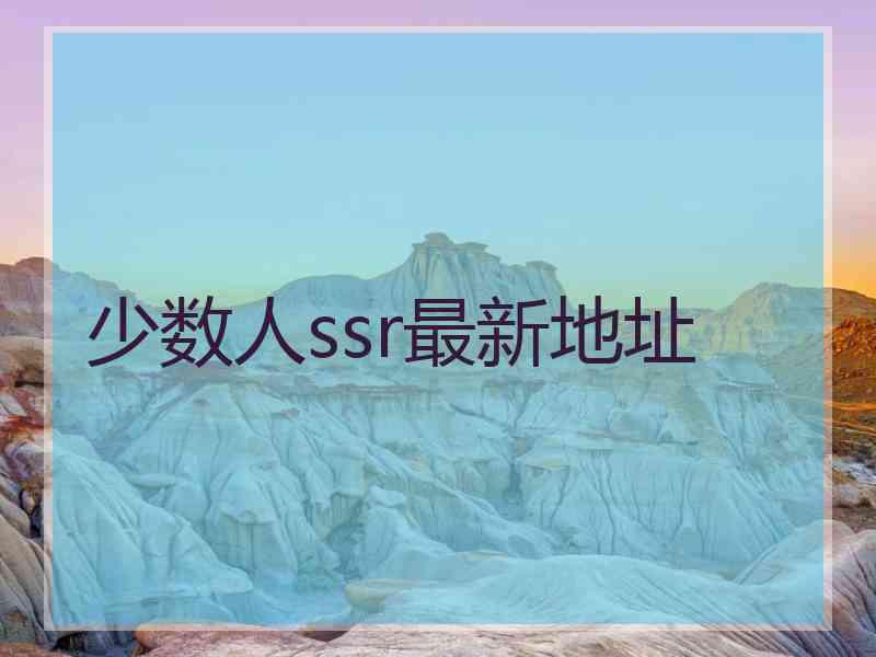 少数人ssr最新地址