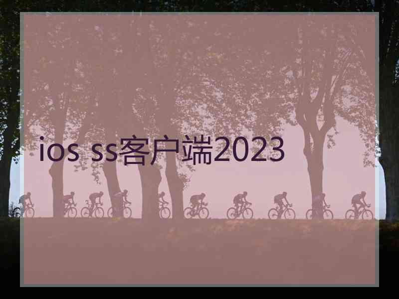 ios ss客户端2023