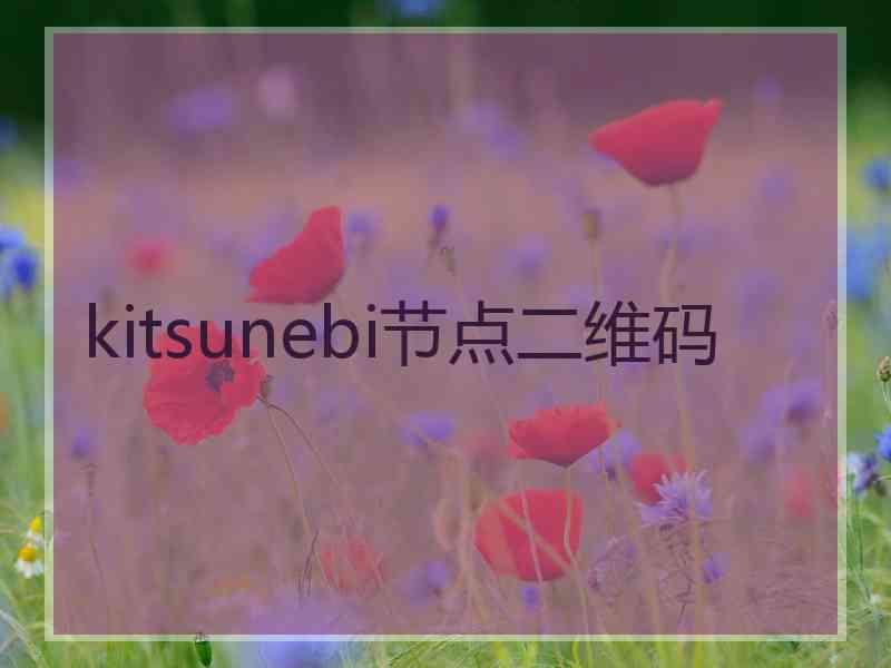 kitsunebi节点二维码