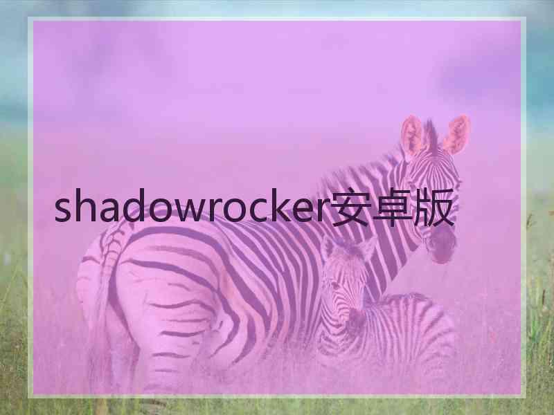 shadowrocker安卓版