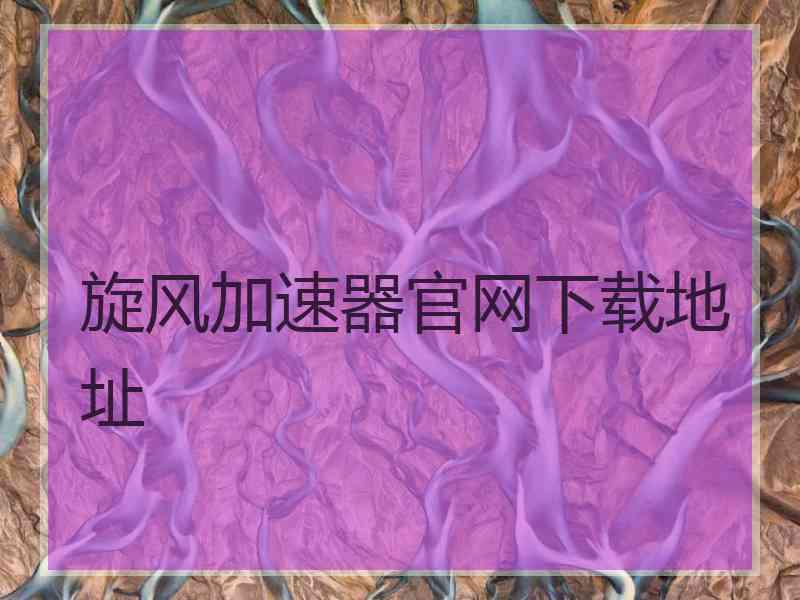 旋风加速器官网下载地址