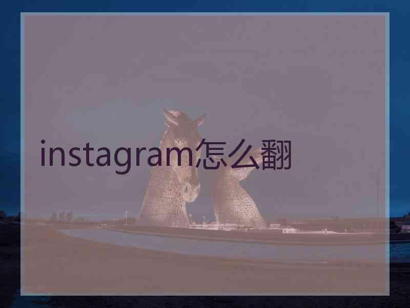 instagram怎么翻