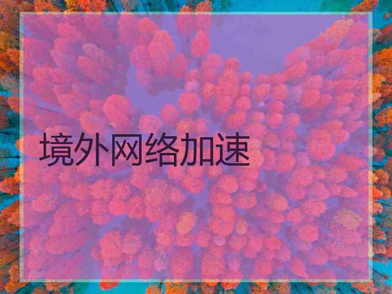 境外网络加速