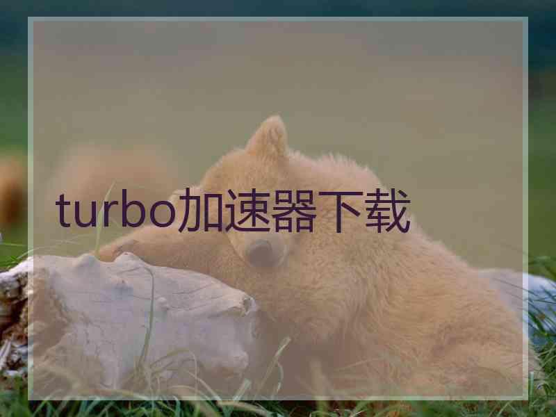 turbo加速器下载