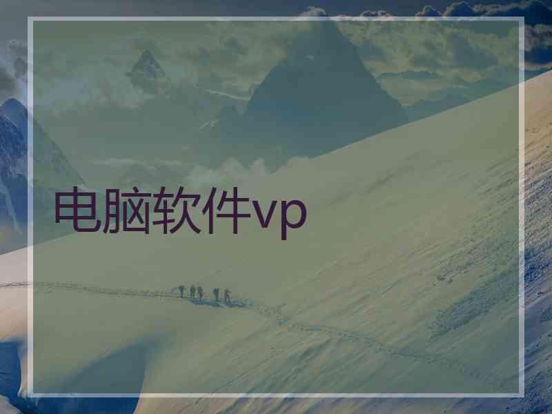 电脑软件vp