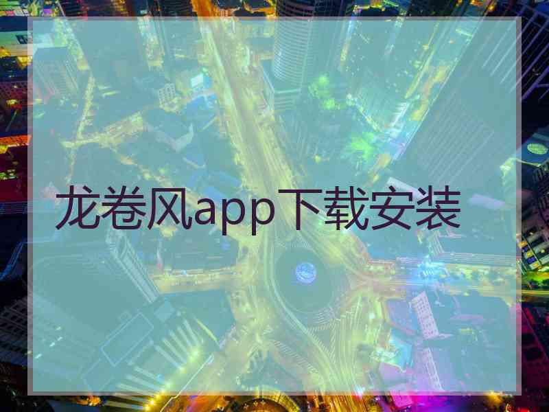 龙卷风app下载安装