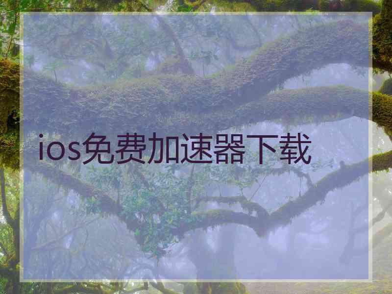 ios免费加速器下载