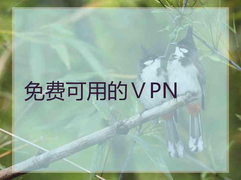 免费可用的ⅤPN