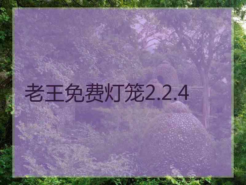 老王免费灯笼2.2.4